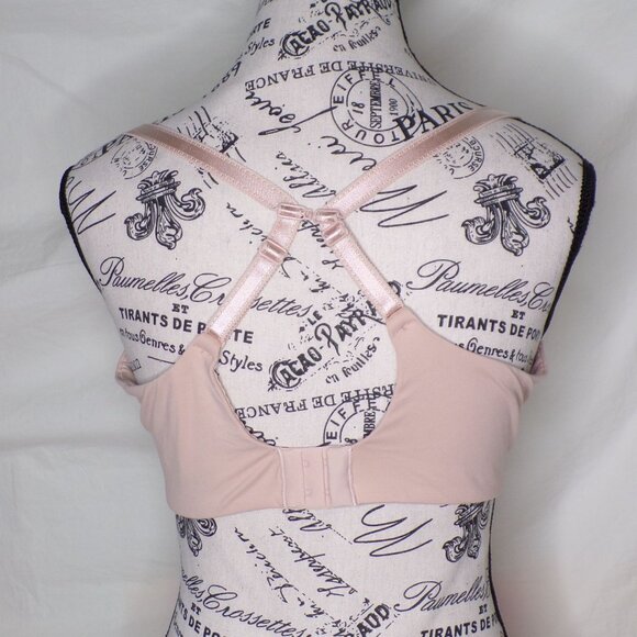 🆕CHANTELLE Norah Chic Plunge T-Shirt Underwire Bra 36DD Beige #16MNA - Picture 9 of 11